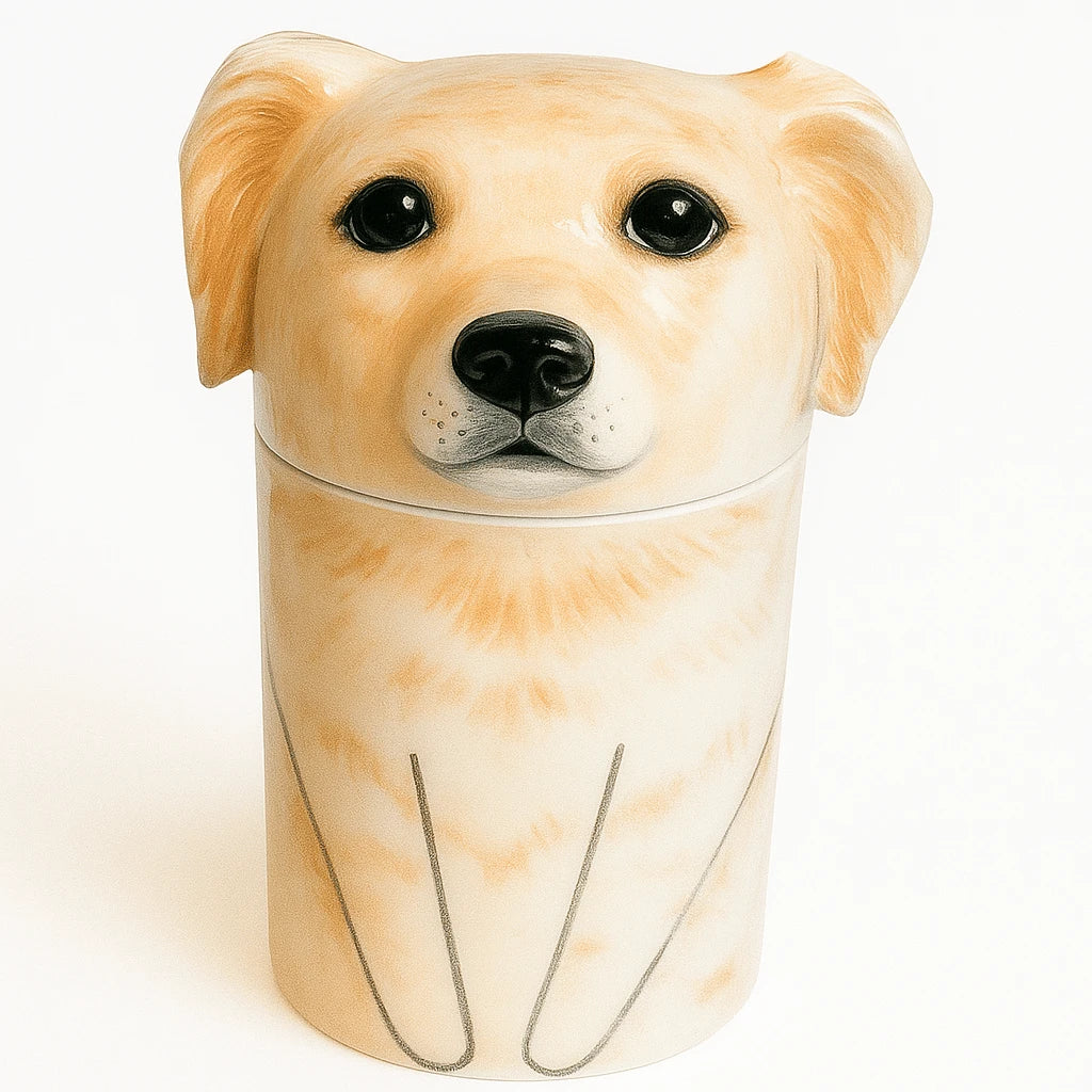 Benutzerdefinierte Haustierurne für Hundeasche – Personalisierte Keramik-Gedenkurne mit graviertem Namen und Foto, handgemachte Tierurnen für kleine, mittlere und große Hunde