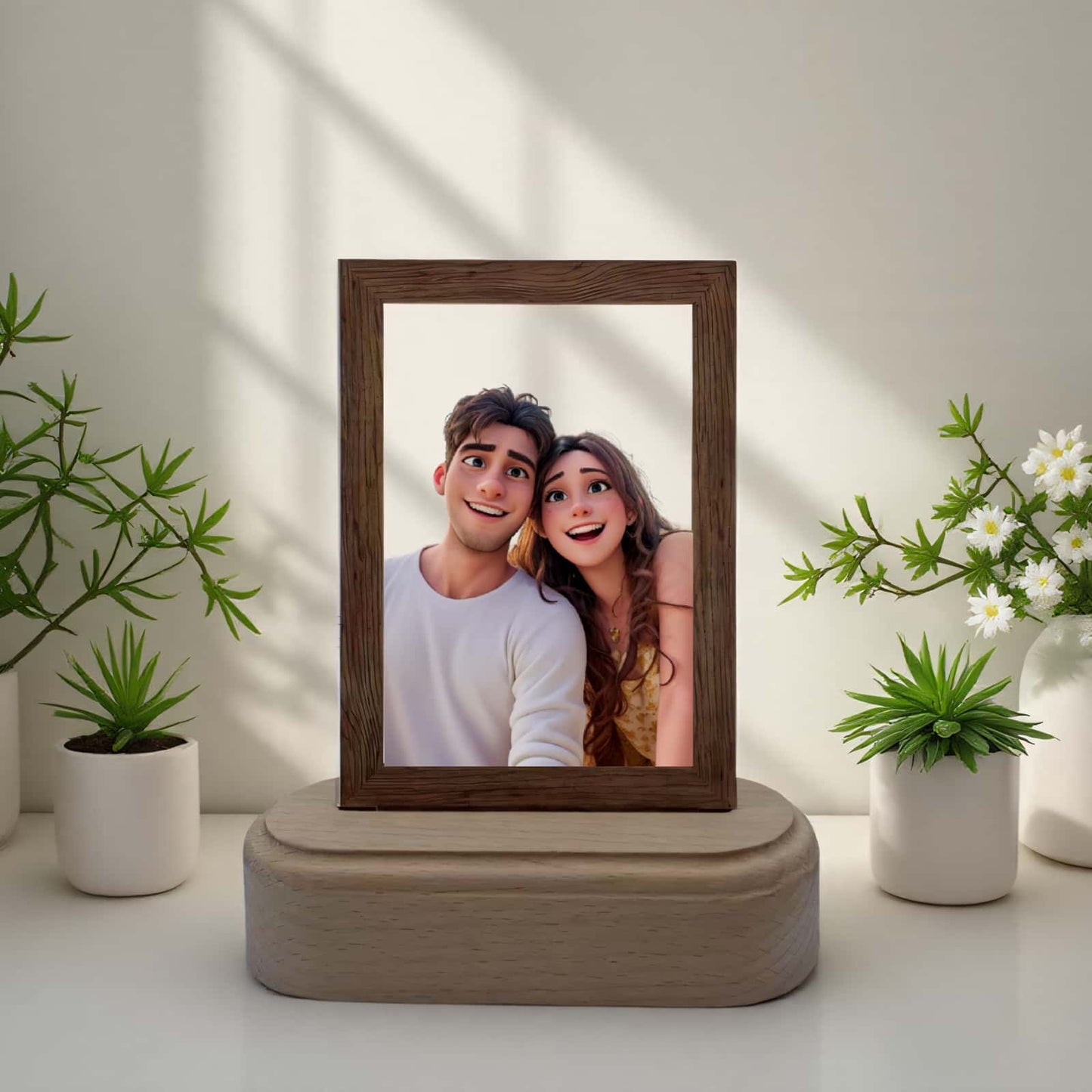 Acryl-Fotorahmen mit LED-Beleuchtung – Perfekt für personalisierte Geschenke und Heimdekoration