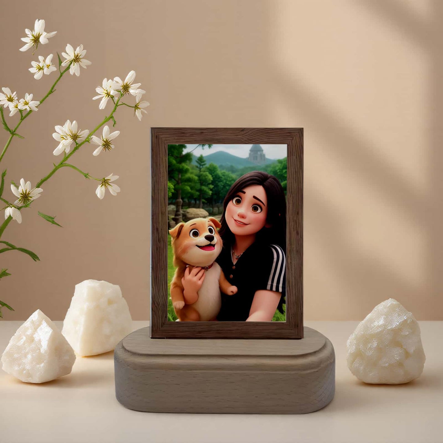 Acryl-Fotorahmen mit LED-Beleuchtung – Perfekt für personalisierte Geschenke und Heimdekoration
