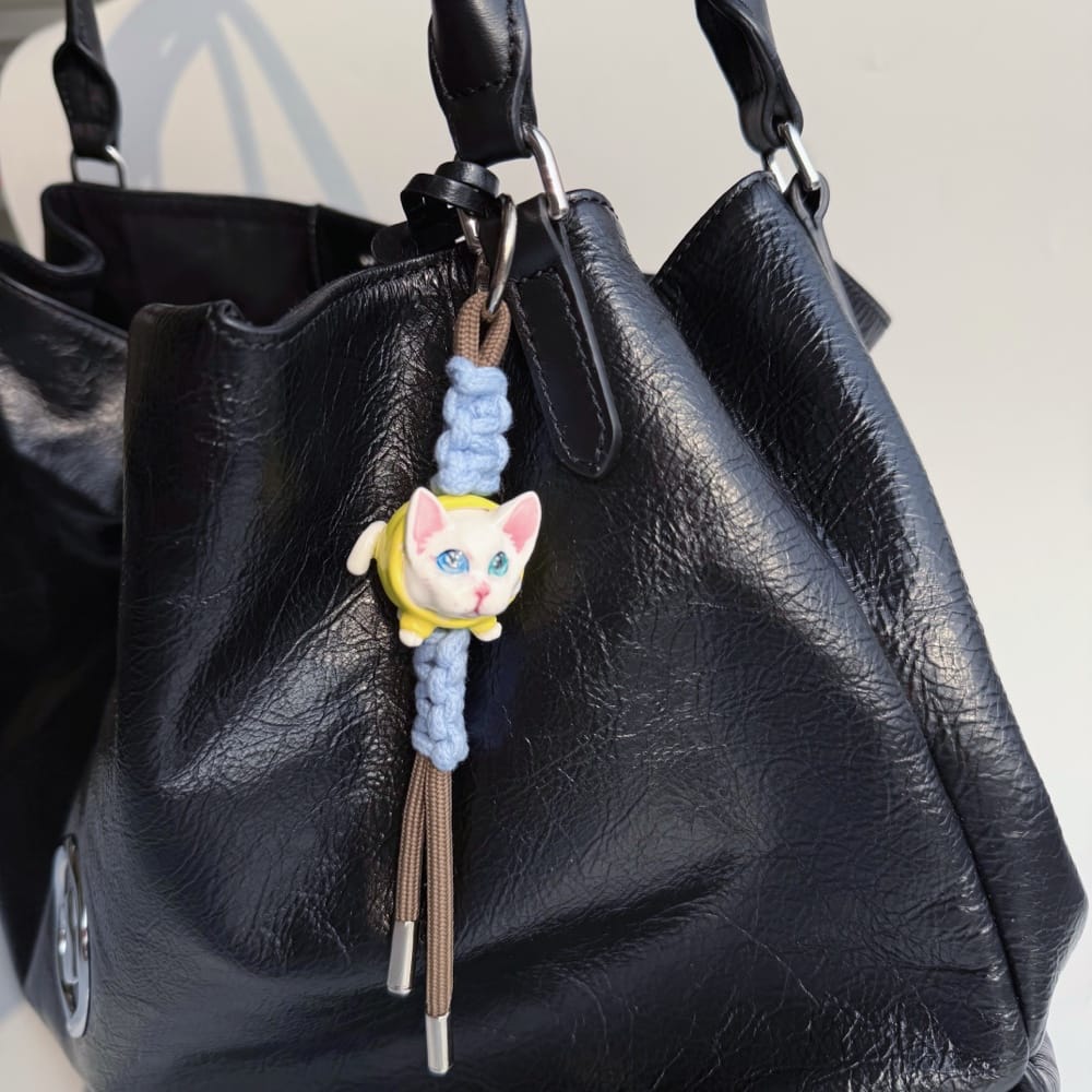 Personalisierbarer Schlüsselanhänger aus Ton für Haustiere | Taschenanhänger | Personalisiertes Geschenk