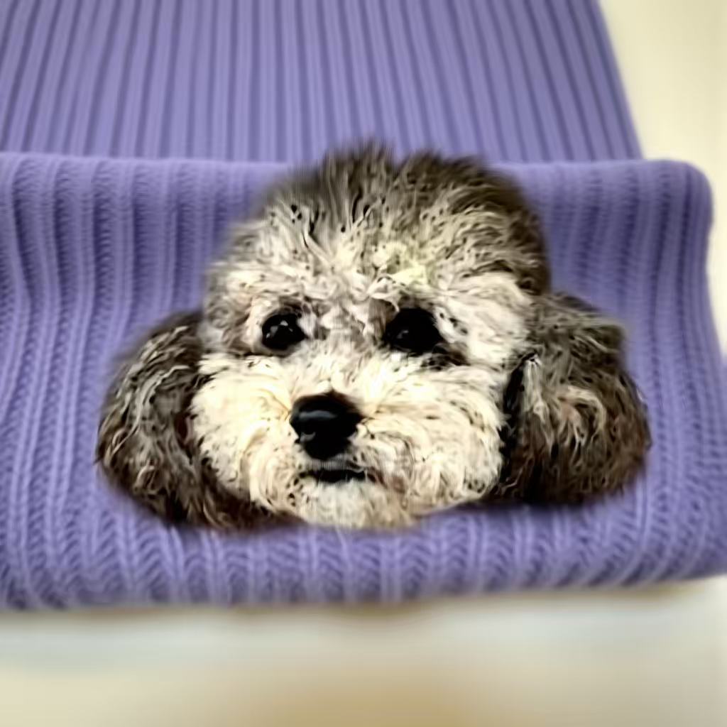 🧵 Beanie mit Haustierporträt nach Maß – Handgefilzter Nadel-Art-Hut